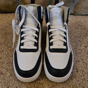 NEW in Box Puma Dribble Mid Navy Ash Grey Size 10